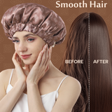 Years Calm Silk Bonnet for Sleeping Women & Men,  Large Adjustable Unisex Hair Bonnet,  Soft Breathable Double-Layer Satin Sleep Cap for Curly Hair, Natural Hair Care Night Caps