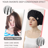 Years calm Heat Cap For Deep Conditioning Hair Cap，Three-Layer Design Shower Caps For Women Reusable Waterproof Suitable For Bathing, Hair Care, Hair Dyeing And Other Scenarios
