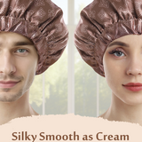 Years Calm Silk Bonnet for Sleeping Women & Men,  Large Adjustable Unisex Hair Bonnet,  Soft Breathable Double-Layer Satin Sleep Cap for Curly Hair, Natural Hair Care Night Caps