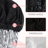 Years calm Heat Cap For Deep Conditioning Hair Cap，Three-Layer Design Shower Caps For Women Reusable Waterproof Suitable For Bathing, Hair Care, Hair Dyeing And Other Scenarios