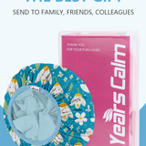 Years Calm Shower Caps For Women Reusable Waterproof，Pattern And Solid Color Dual-Layer Design For Dual-Layer Usable，Protects Hair In Shower, Spa, Cooking , Clean & Travel