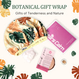 Years calm Shower Cap for Women Reusable Waterproof – Double Layer Elastic Cap with Tropical Botanical Print Shower Cap for Shower, Spa, Travel, Bath & Daily Hair Protection