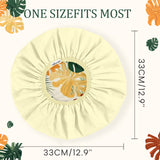 Years calm Shower Cap for Women Reusable Waterproof – Double Layer Elastic Cap with Tropical Botanical Print Shower Cap for Shower, Spa, Travel, Bath & Daily Hair Protection