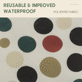 Years calm Luxury Shower Caps for Women Reusable Waterproof – Polka Dot Double Layer Bath Cap with Adjustable Elastic for Braids & Long Hair, Comfortable & Stylish, Versatile Use