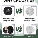 Years calm Shower Cap for Men, Waterproof Reusable Hair Cap with Dual-Layer Design, Reversible Double-Sided Use, Stretchable Elastic Band, Comfortable Fit for Shower, Gym, Hair Care & Travel