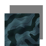 Years Calm Shower Cap Reusable Waterproof for Men, Fashion Dual-Layer Design, Protects Hair in Shower, Spa, Travel & Cooking, Adjustable Elastic for Comfortable Fit (Black & White, One Size)